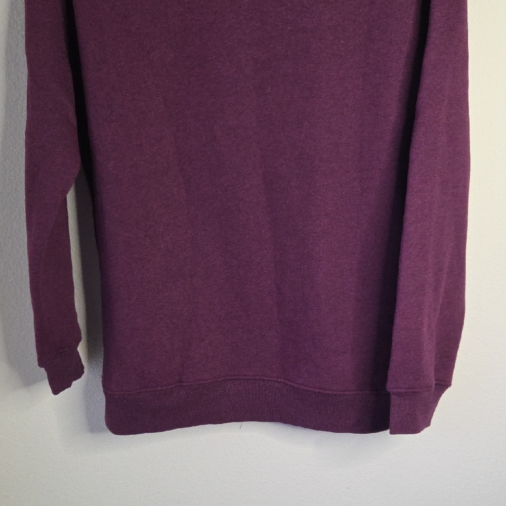 Danskin Crewneck Sweatshirt in Burgundy Sz L NWT Soft Cozy Comfy Casual Giftable - Picture 8 of 12